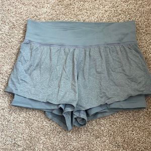 Lululemon shorts with build in compression shorts